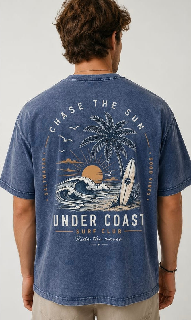 Acid Wash Chase the Sun Tee