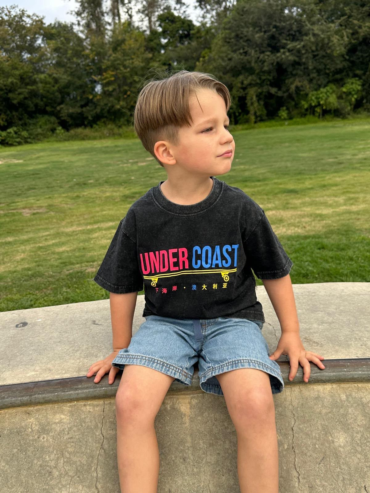 Kids Acid Wash Tee